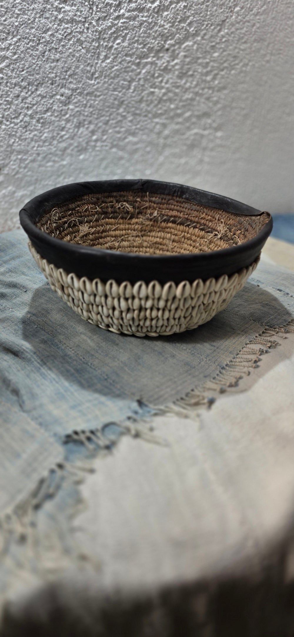 Cowrie Shell Basket, small